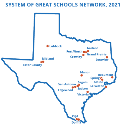 System of Great Schools Network, 2021 Map of Schools