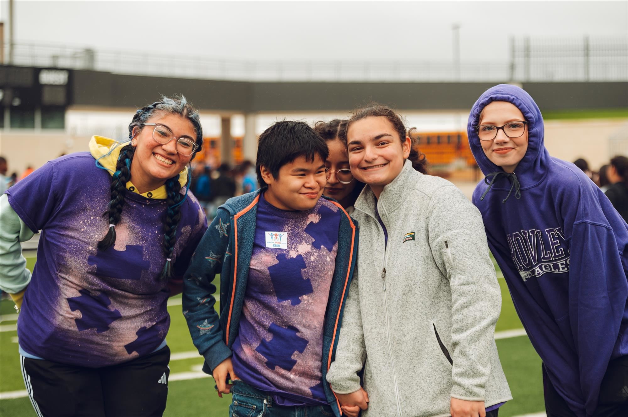 Students smiling at Ability Games